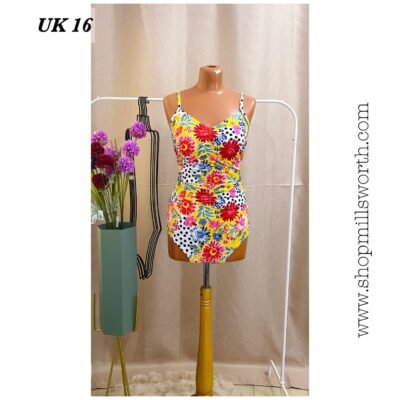 TU Floral One Piece Swimsuit