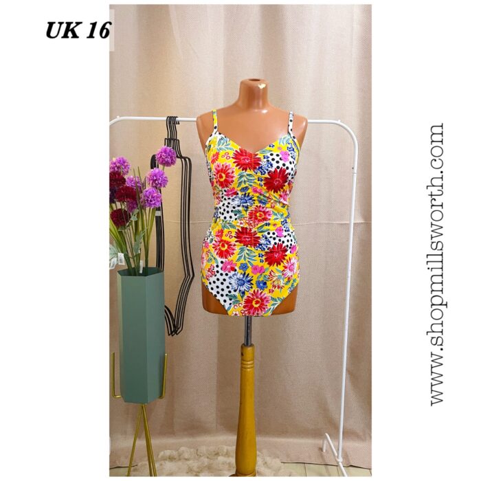 TU Floral One Piece Swimsuit - Image 1