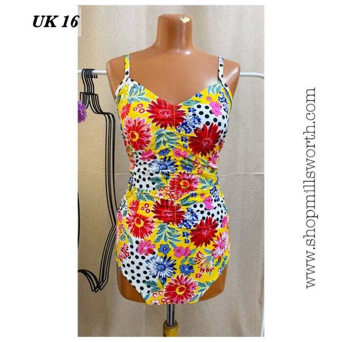 TU Floral One Piece Swimsuit - Image 2