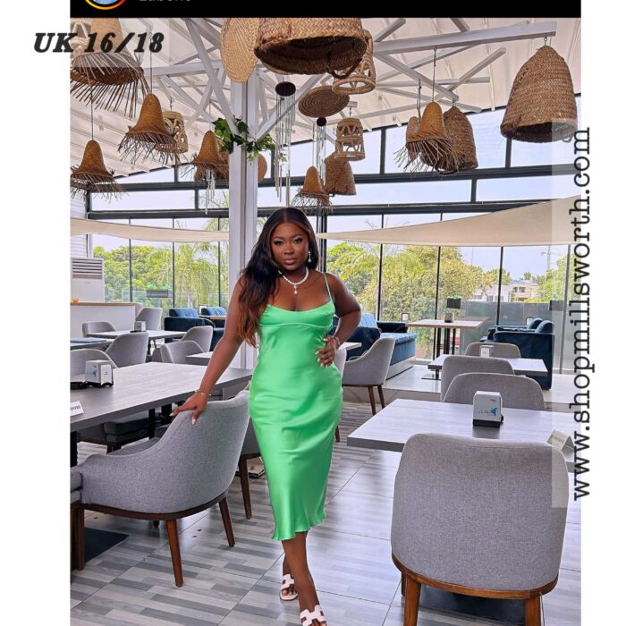 Zara Slip Dress in White - Image 3
