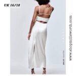 Zara Slip Dress in White - Image 6