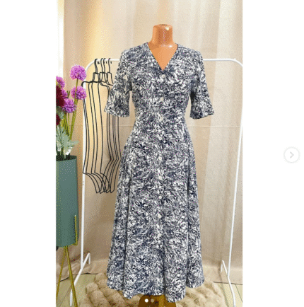 George Button Through Dress