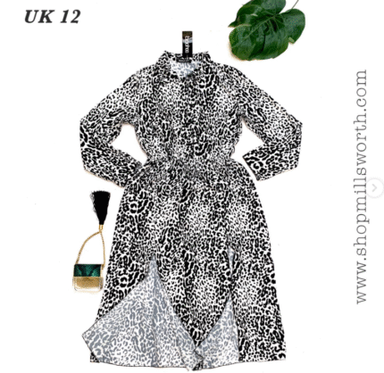 Boohoo Animal Print Dress