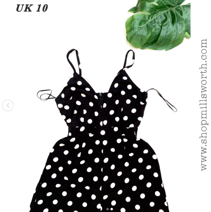 I Saw It First Spot Plunge Jumpsuit - Image 2