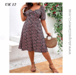 Shein Vacay Ditsy Floral Sweetheart Dress - Image 2