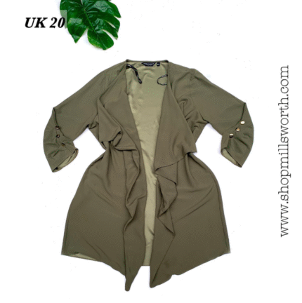 Dorothy Perkins WaterFall Khaki Jacket