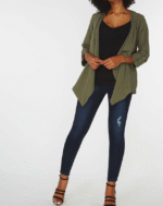 Dorothy Perkins WaterFall Khaki Jacket - Image 2
