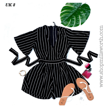 Atmosphere Striped Playsuit