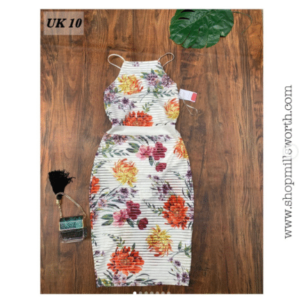 QED London Floral Bodycon Dress