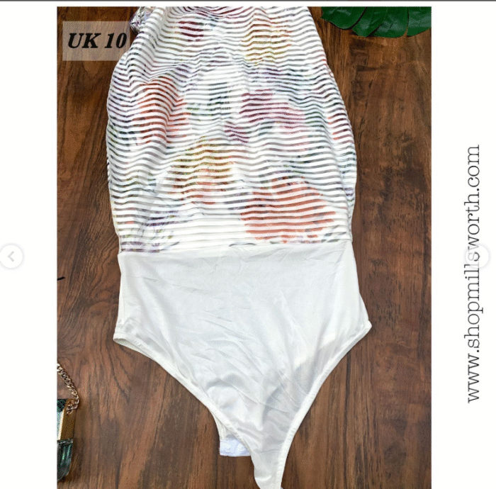 QED London Floral Bodycon Dress - Image 3