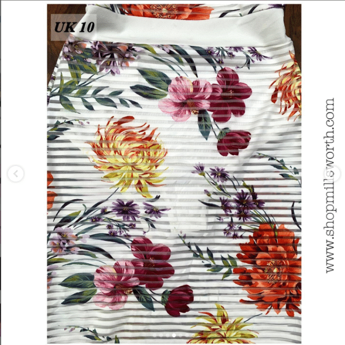 QED London Floral Bodycon Dress - Image 4