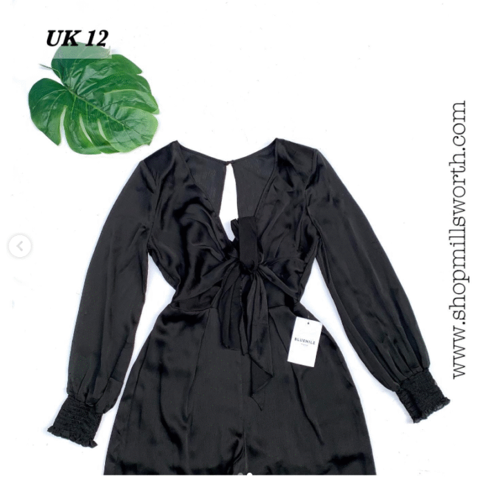 Tie Front Wide Leg Jumpsuit - Image 2