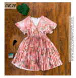 Floral Pleated Dress - Image 2