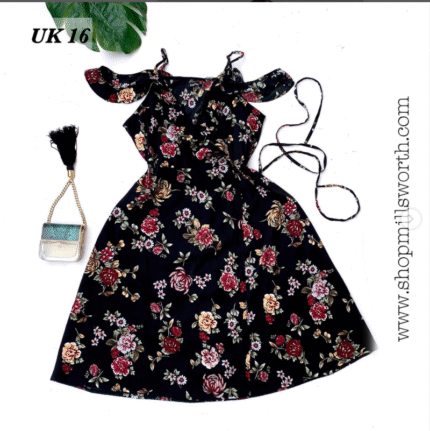 Boohoo Floral Wrap Dress