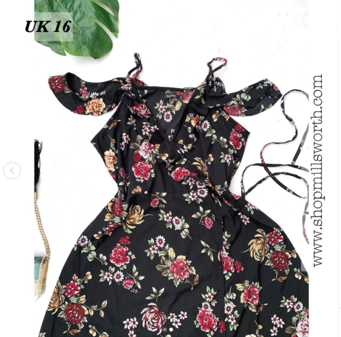 Boohoo Floral Wrap Dress - Image 2