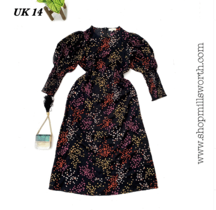 Never Fully Dressed Puff Sleeve Dress