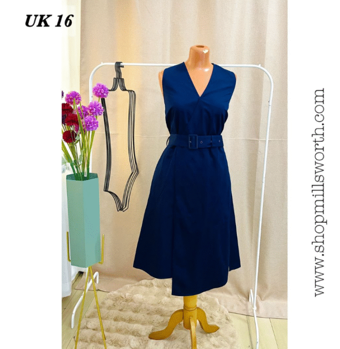 Warehouse Wrap Asymmetric Hem Dress - Image 1