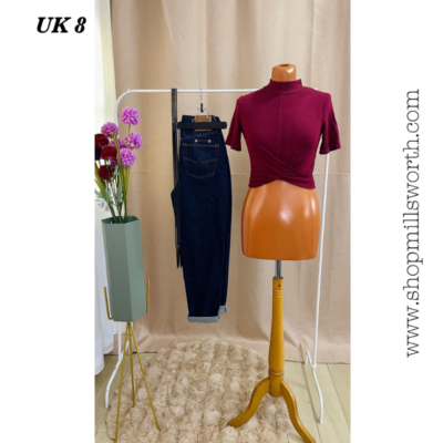 Topshop Twist Front Top