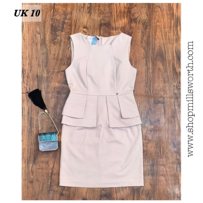 Rinascimento Faux Peplum Style Office Dress - Image 1