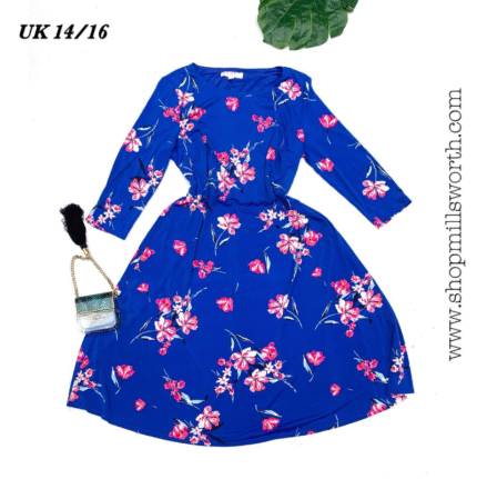 Julipa Blue and Pink Floral Dress