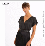 New Look Pleated Satin Jumpsuit - Image 2