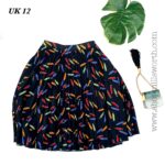 Dickins & Jones Pencil Pattern Print Pleated Skirt