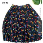 Dickins & Jones Pencil Pattern Print Pleated Skirt - Image 2