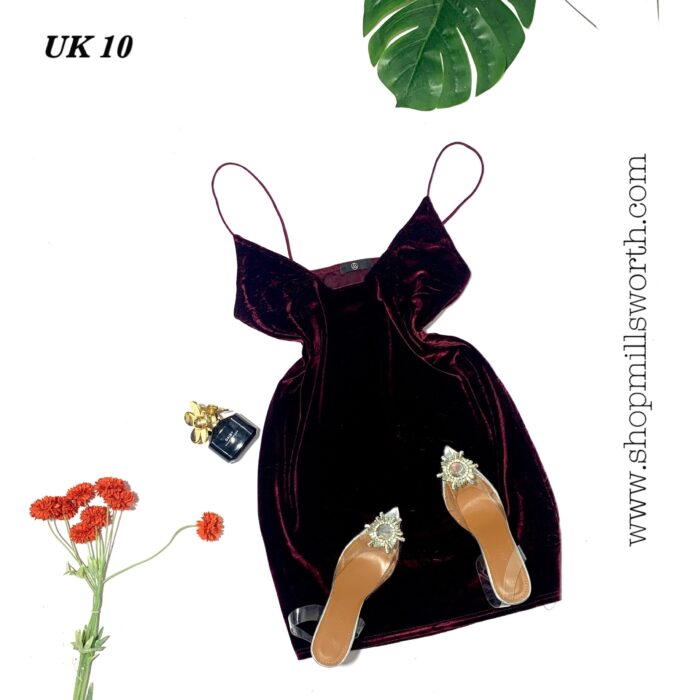 Velvet Bodycon Dress - Image 3