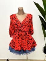 New Look Curves Peplum Top - Image 2