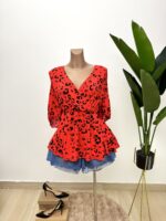 New Look Curves Peplum Top - Image 3
