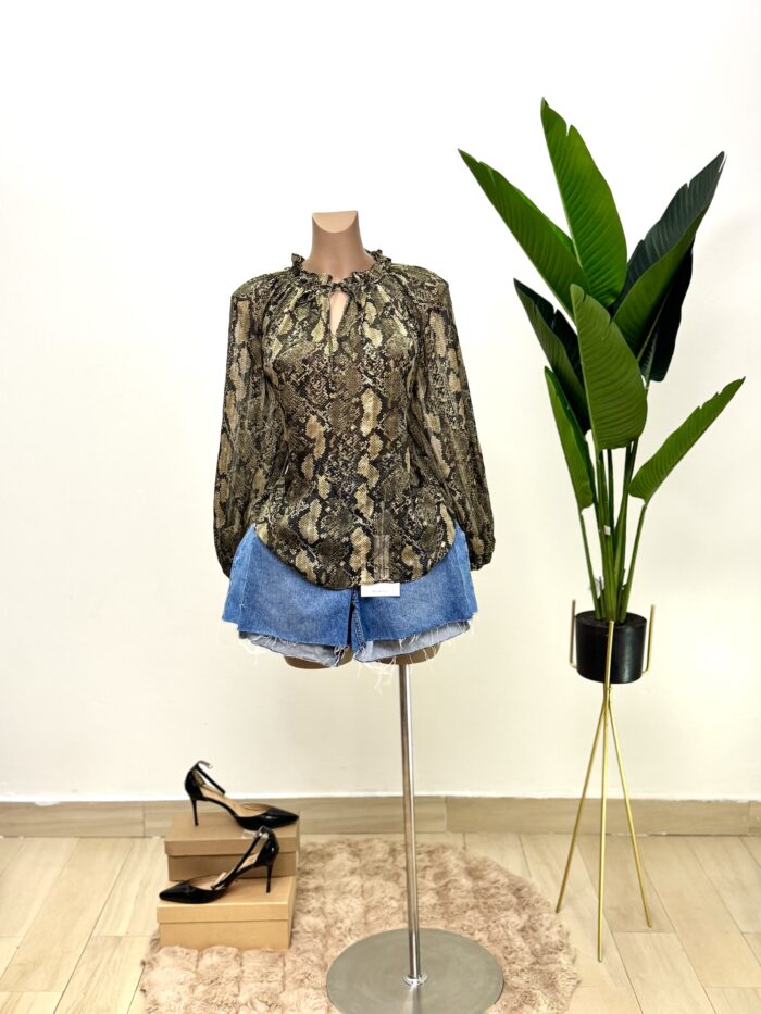 H&M Animal Print Top - Image 1
