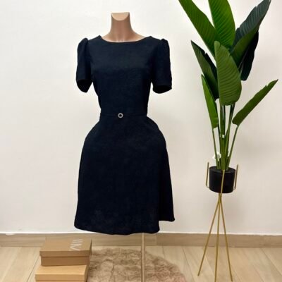 M&S Collection Black Office Dress