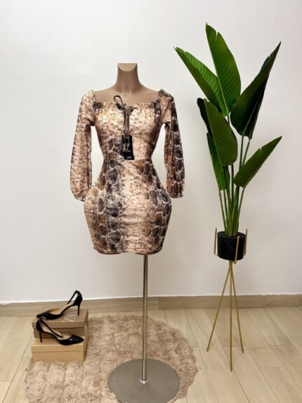 Boohoo Animal Print Dress