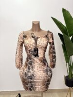 Boohoo Animal Print Dress - Image 3