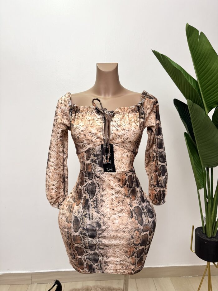 Boohoo Animal Print Dress - Image 3