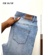 Only Carmakoma Willy Mid Waist Wide leg Light Blue Jeans - Image 2