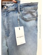 Only Carmakoma Willy Mid Waist Wide leg Light Blue Jeans - Image 3