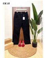 Only Carmakoma Willy High Waist Straight Black Jeans