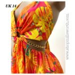 Cocktail Floral Double Split Front Vacay Dress - Image 4