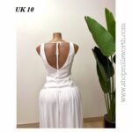 Off White Maxi Dress - Image 3